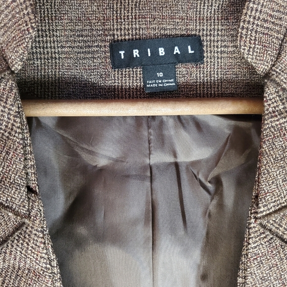 Tribal Blazer – Size 10 – Brown - Picture 5 of 5